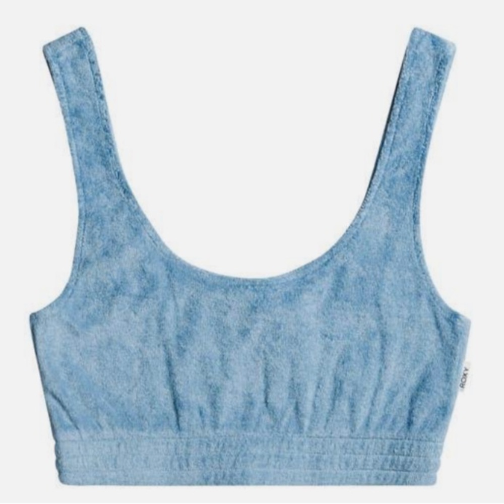 ROXY ❤️🔥 TERRY CLOTH CROP TOP NWT SIZE MEDIUM